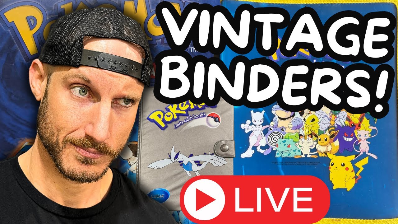 Binders & Chill: Deconstructing a Vintage Pokemon Card Binder!