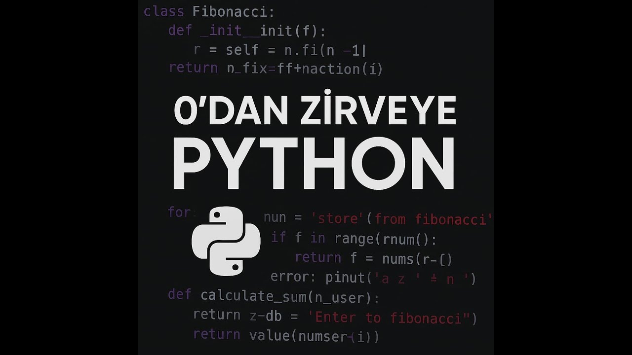 Python için temel eğitim 1