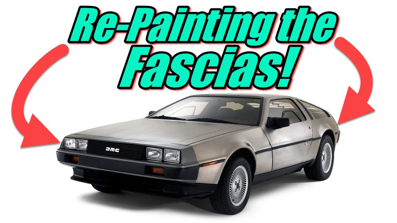 Re-Painting the Fascias! On this 1983 DeLorean