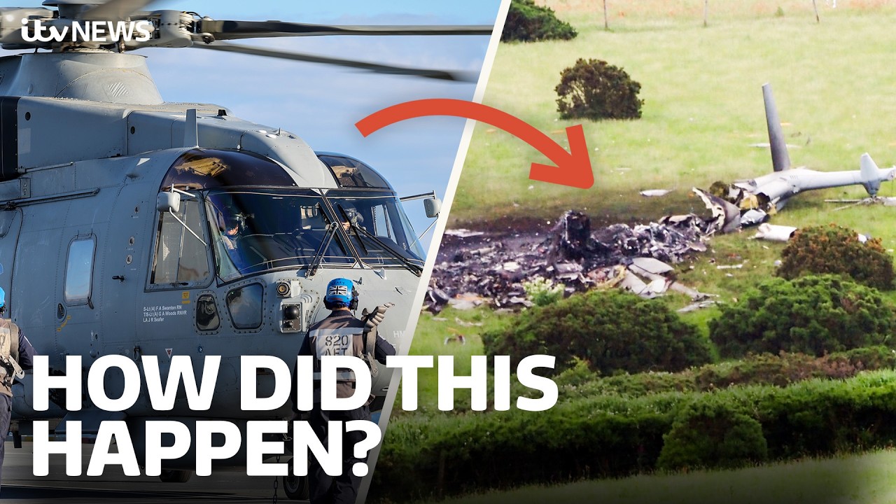 Three dead after Royal Navy helicopter crashes in Devon field