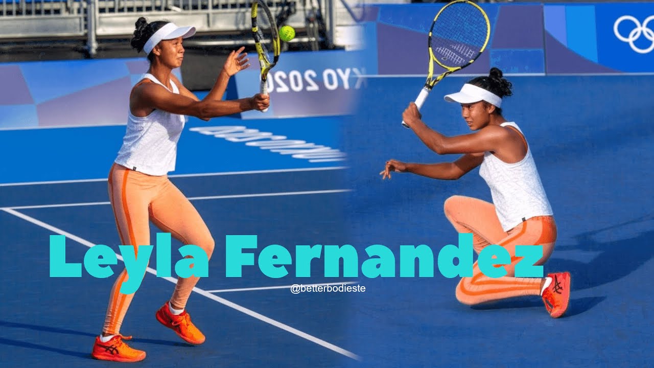 Leylah Fernandez Practice and Workout