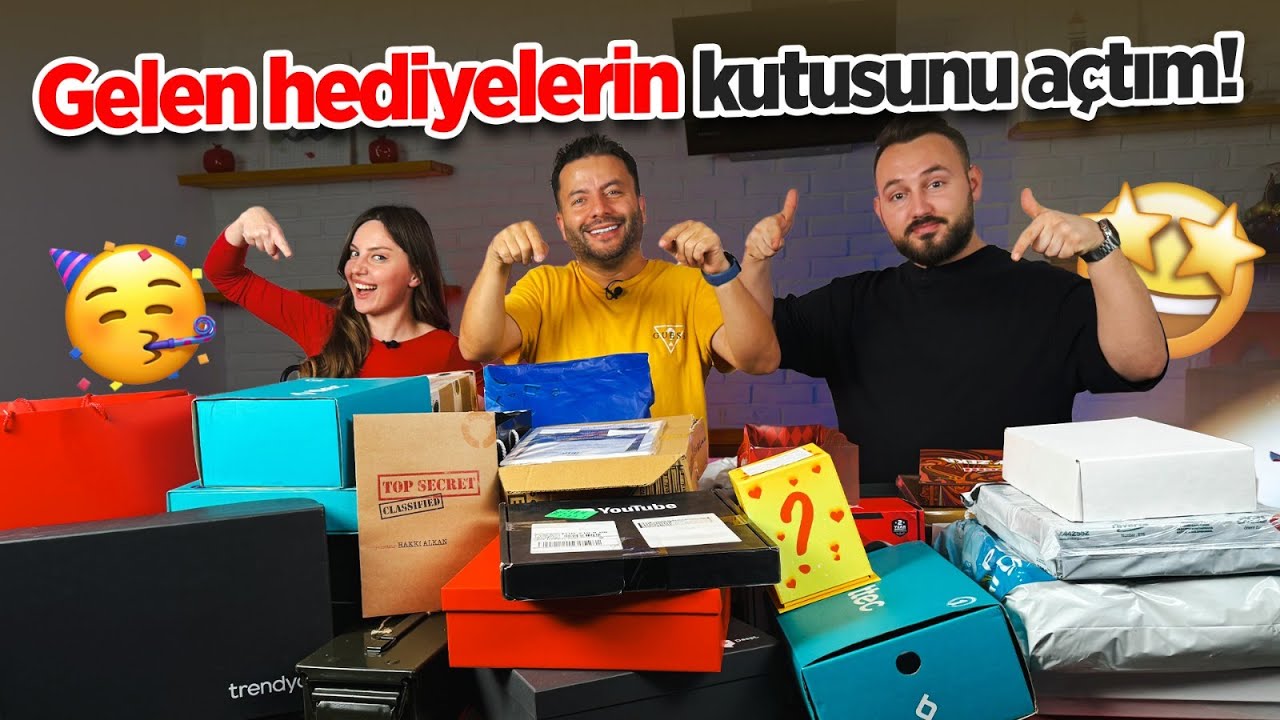 Markalardan gelen hediyeleri açtım!