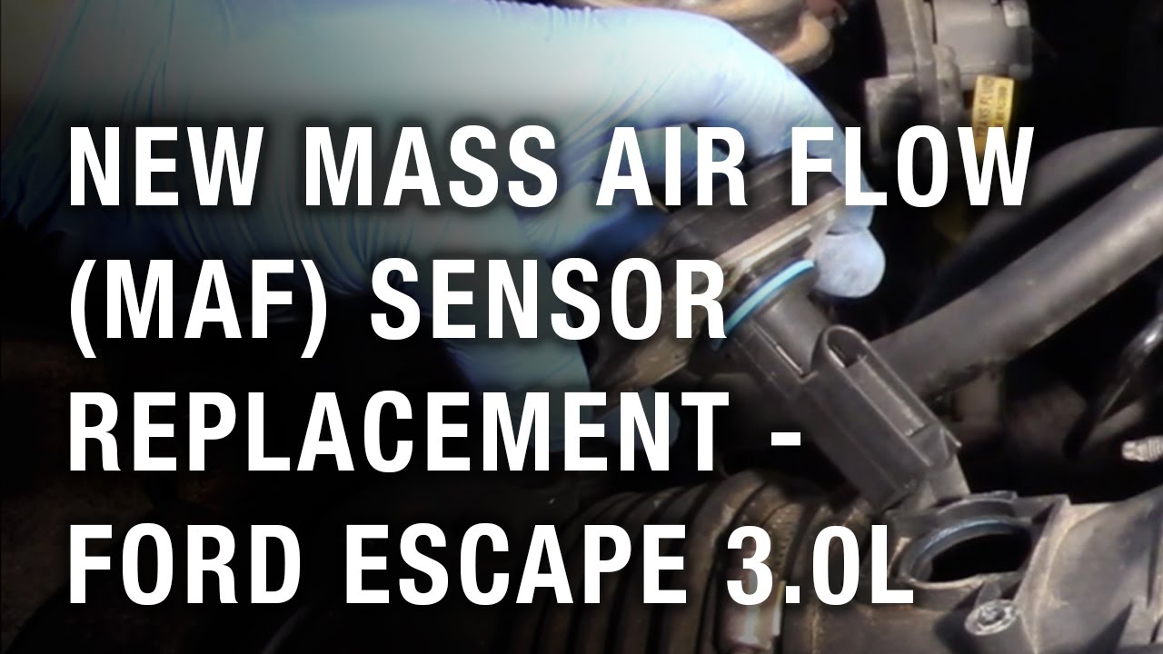 New Mass Air Flow Sensor (MAF) Replacement - Ford Escape 3.0L