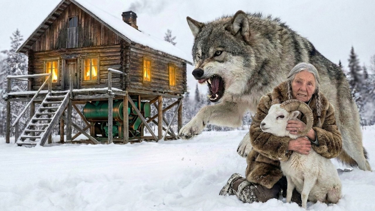 90-YEAR-OLD WOMAN FIGHTS 1000 WOLVES TO PROTECT HER SNOW SHEEP AT –71°C | YAKUTIA SURVIVAL