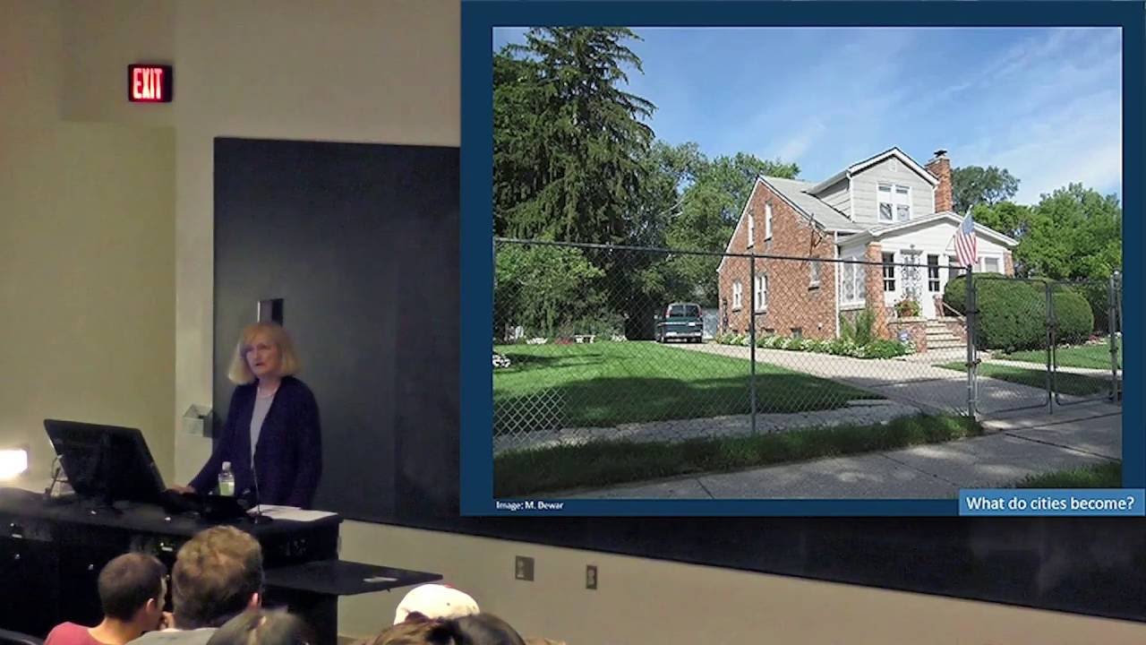 Margaret Dewar - Fall 2016 Baumer Lecture Series #2