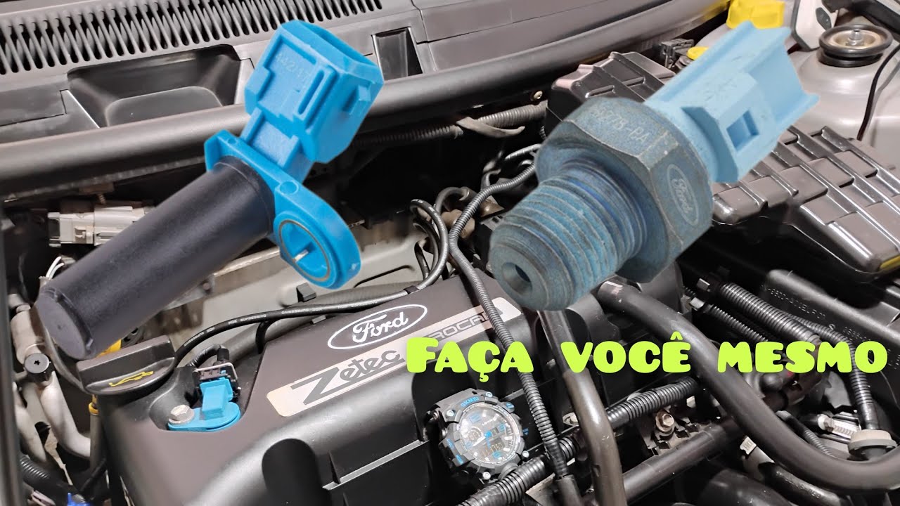 É possível trocar cebolinha de óleo e sensor de rotação do Ford Ka joaninha, por cima do motor?