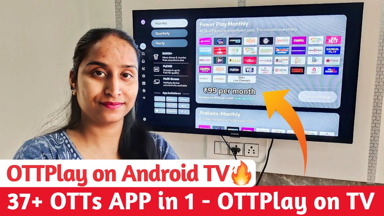 OTTplay: 37+ OTTs in 1 | OTTplay on Android TV 🔥 | OTT Play on Smart TV - OTTplay App