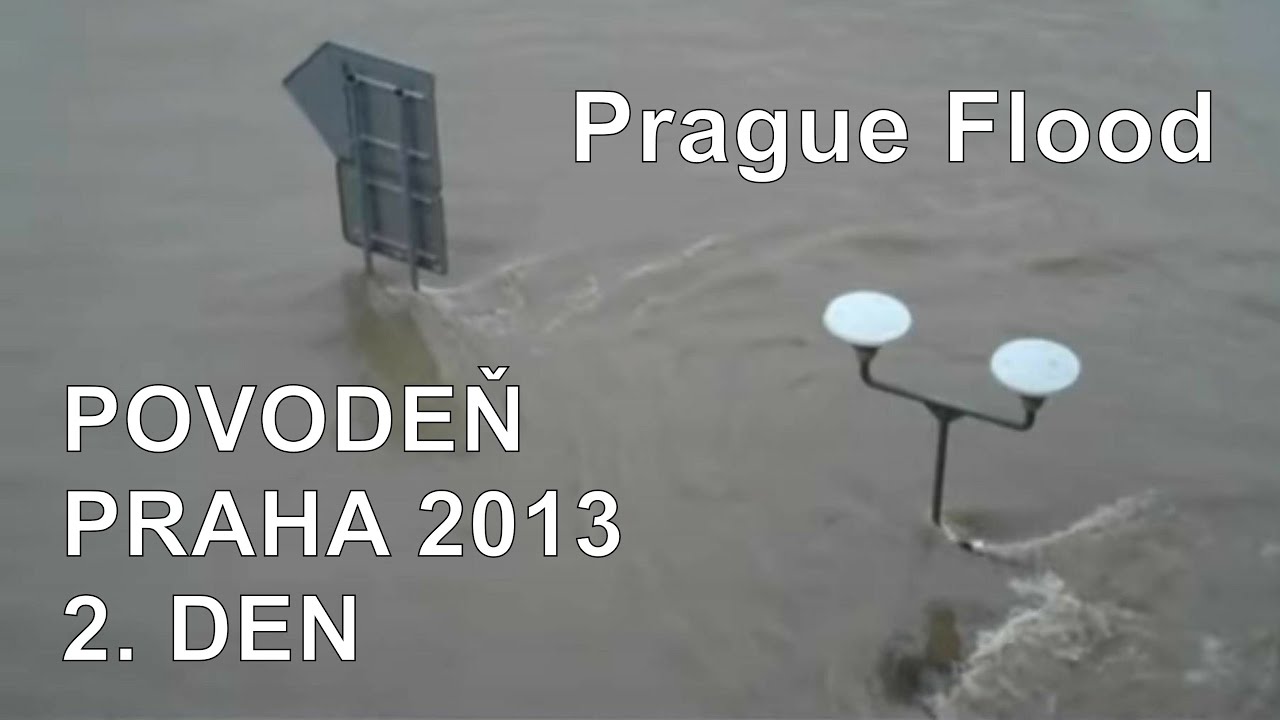 The Second Day the Prague Flood Came to Town • Povodeň Praha 2013 • Záplavy v centru
