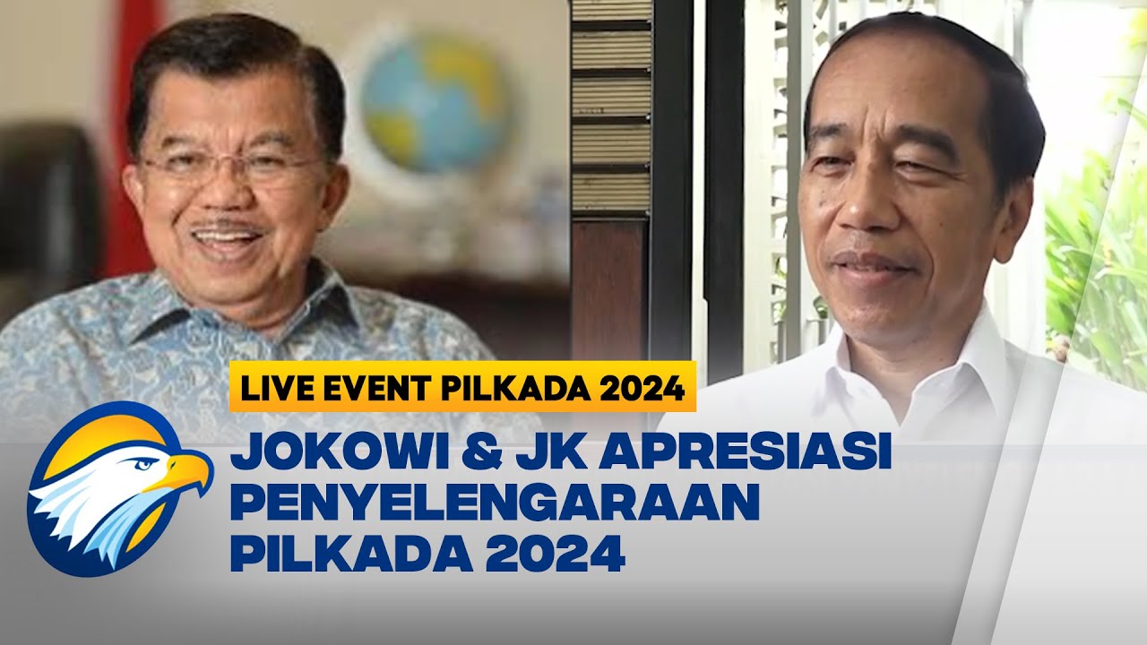 LIVE EVENT - Jokowi & JK Apresiasi Pelaksanaan Pilkada 2024 Berjalan Lancar
