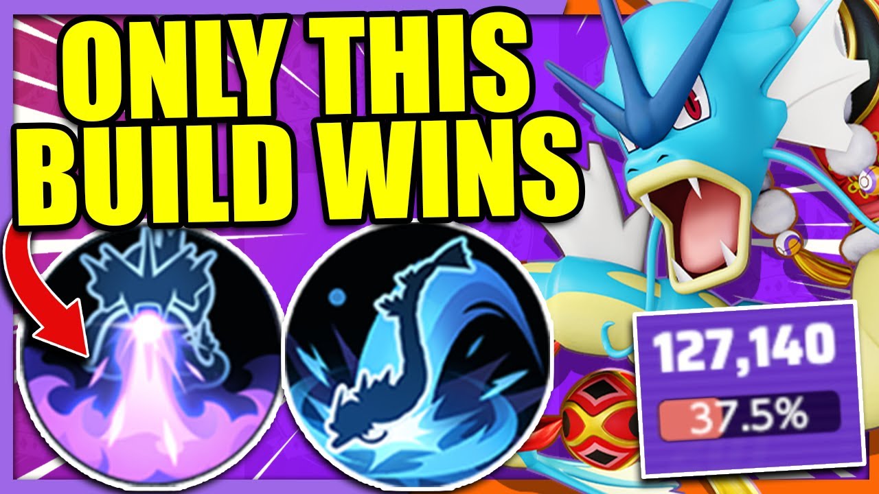 This is the Only GYARADOS BUILD That You Should be Playing | Pokemon Unite