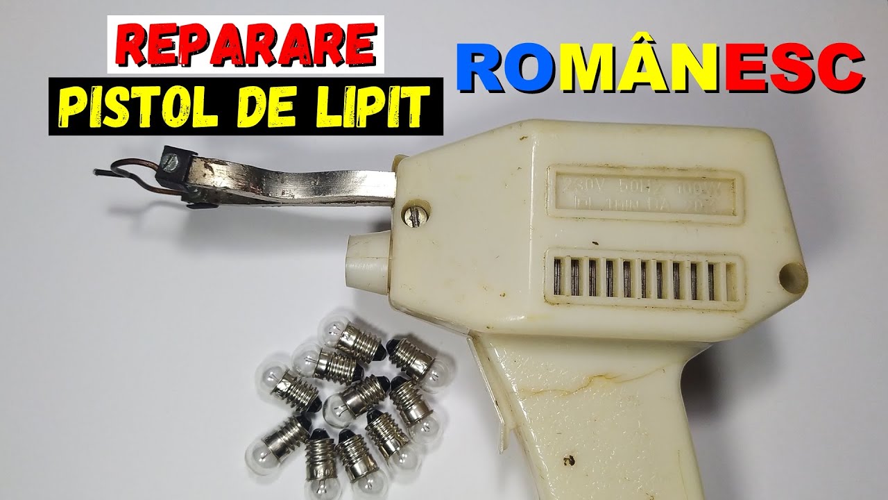 Reparam un pistol de lipit romanesc Radio Progres