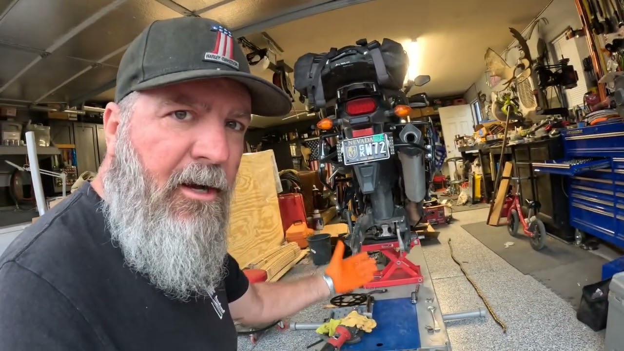 Replacing the Chain and Sprockets on my 2017 Africa Twin