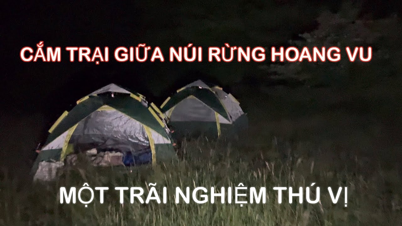 Trãi nghiệm cắm trại trong thiên nhiên hoang dã, nướng thịt, ngủ lều rất thú vị | Cuộc sống Pháp.