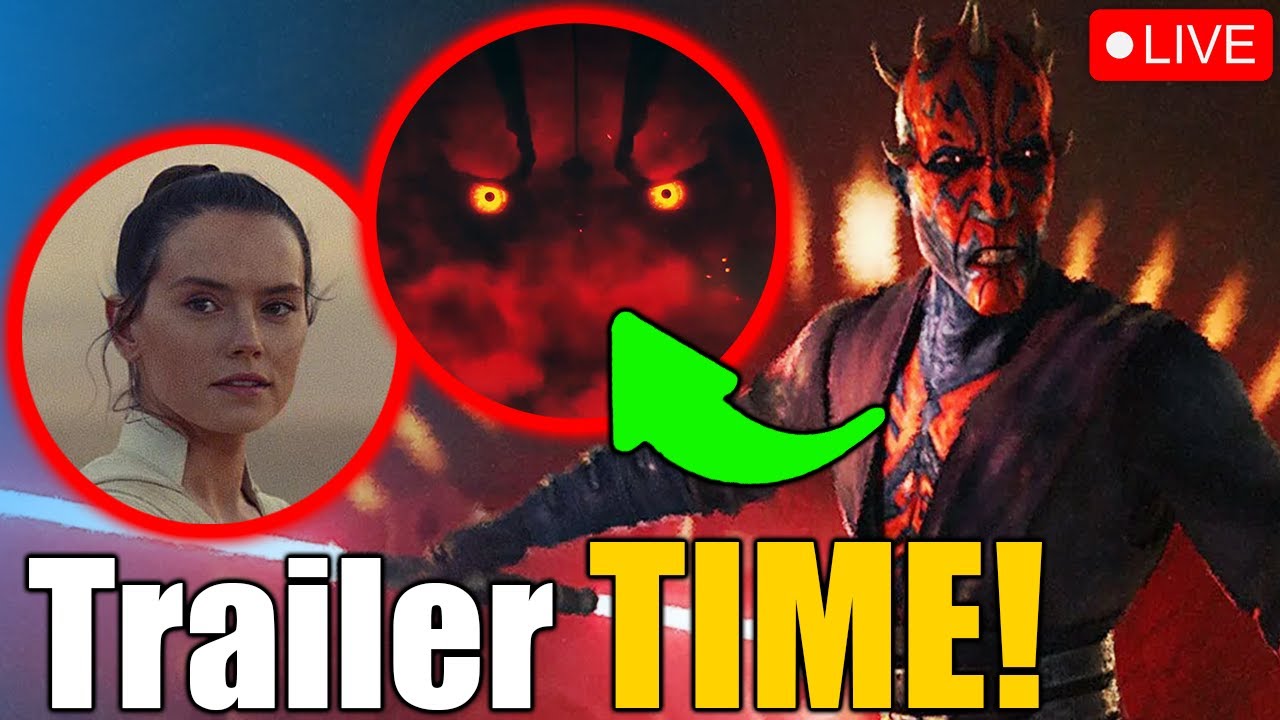 TRAILER & Release Date Maul: Shadow Lord! Rey CONFIRMED In NEW TRILOGY?! (& More News) - LIVE!