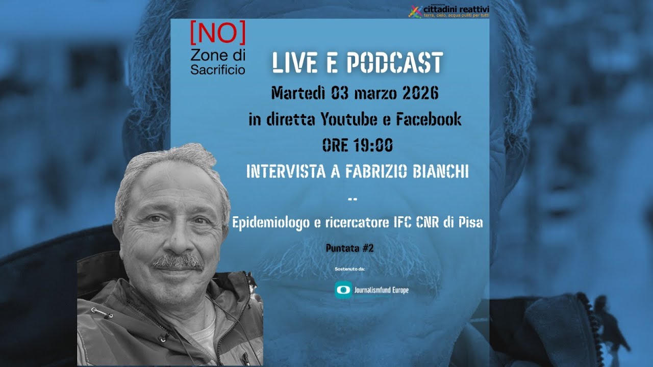 📢 NO ZONE DI SACRIFICIO – Episodio #2 | Live Intervista a Fabrizio Bianchi, epidemiologo IFC-CNR
