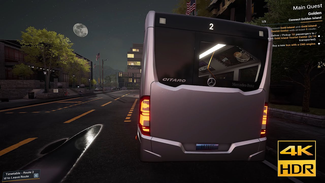 Bus Simulator 21 Gameplay in 4K 