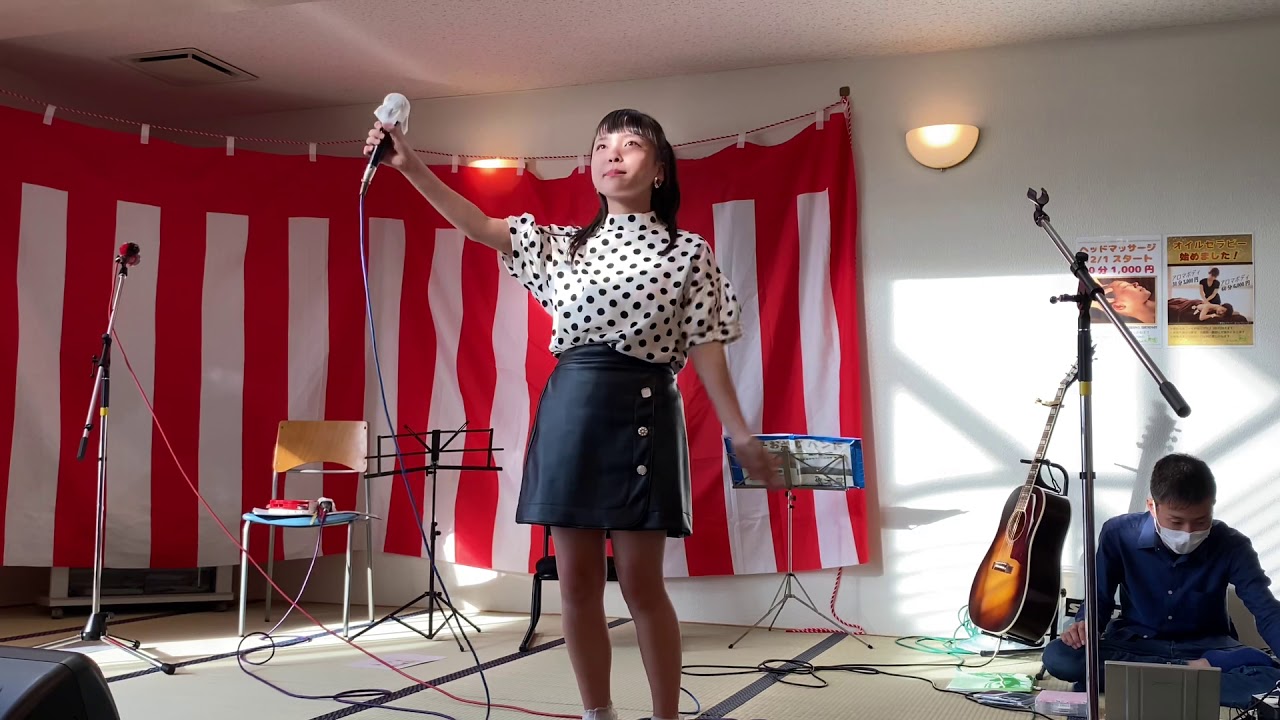 10月17日シーパMAKOTO湯ったりコンサート。 AINAちゃんLIVE①