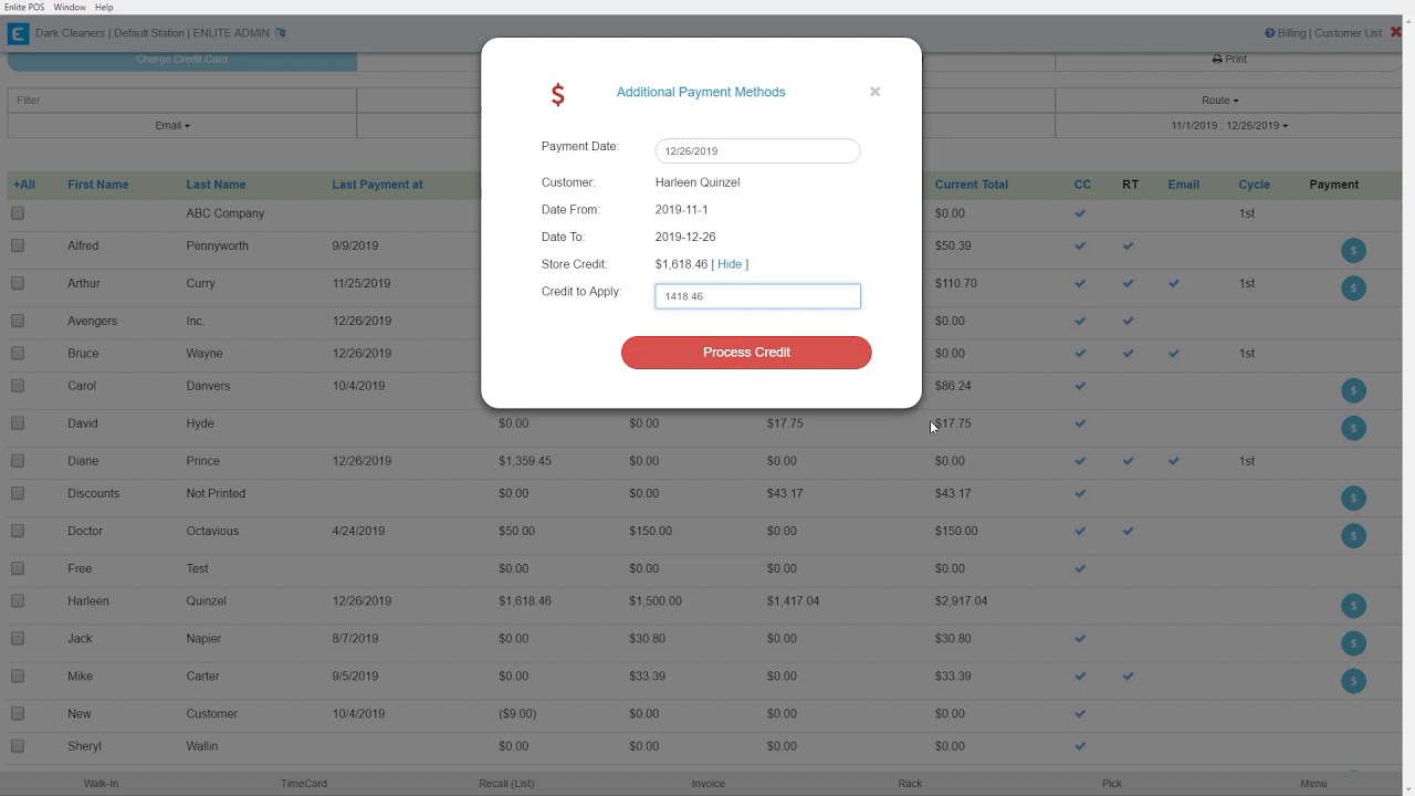 Billing - Applying Payments