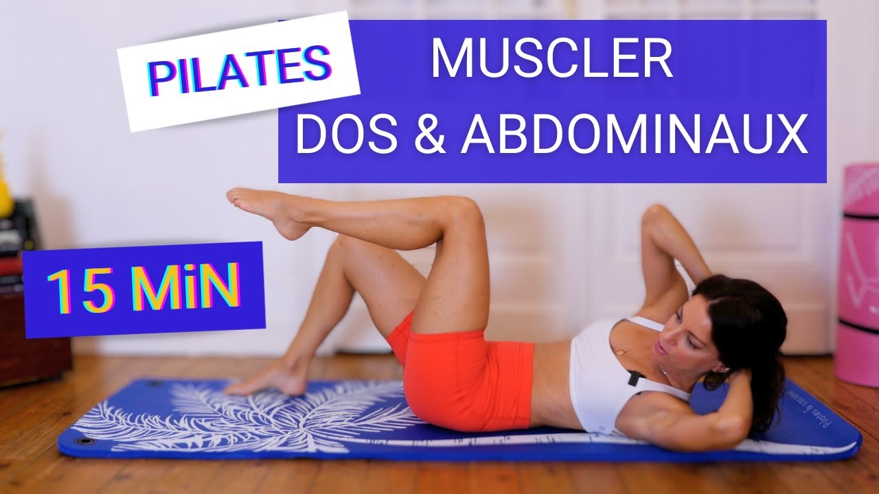 PILATES  pour muscler le DOS et les ABDOMINAUX | 15 MiN | Intermédiaire