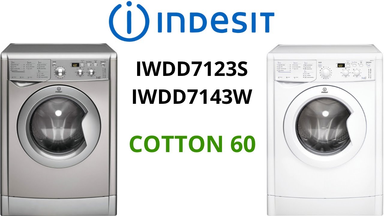 Wash Race - Indesit Water Balance IWDD7123S & IWDD7143W Washer Dryer - [2] Cotton 60