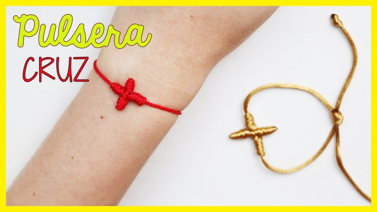 PULSERA de HILO de CRUZ 📿✝| TUTORIAL DIY