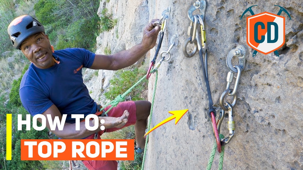 Как установить анкер с верхней веревкой | Climbing Daily, выпуск 1761