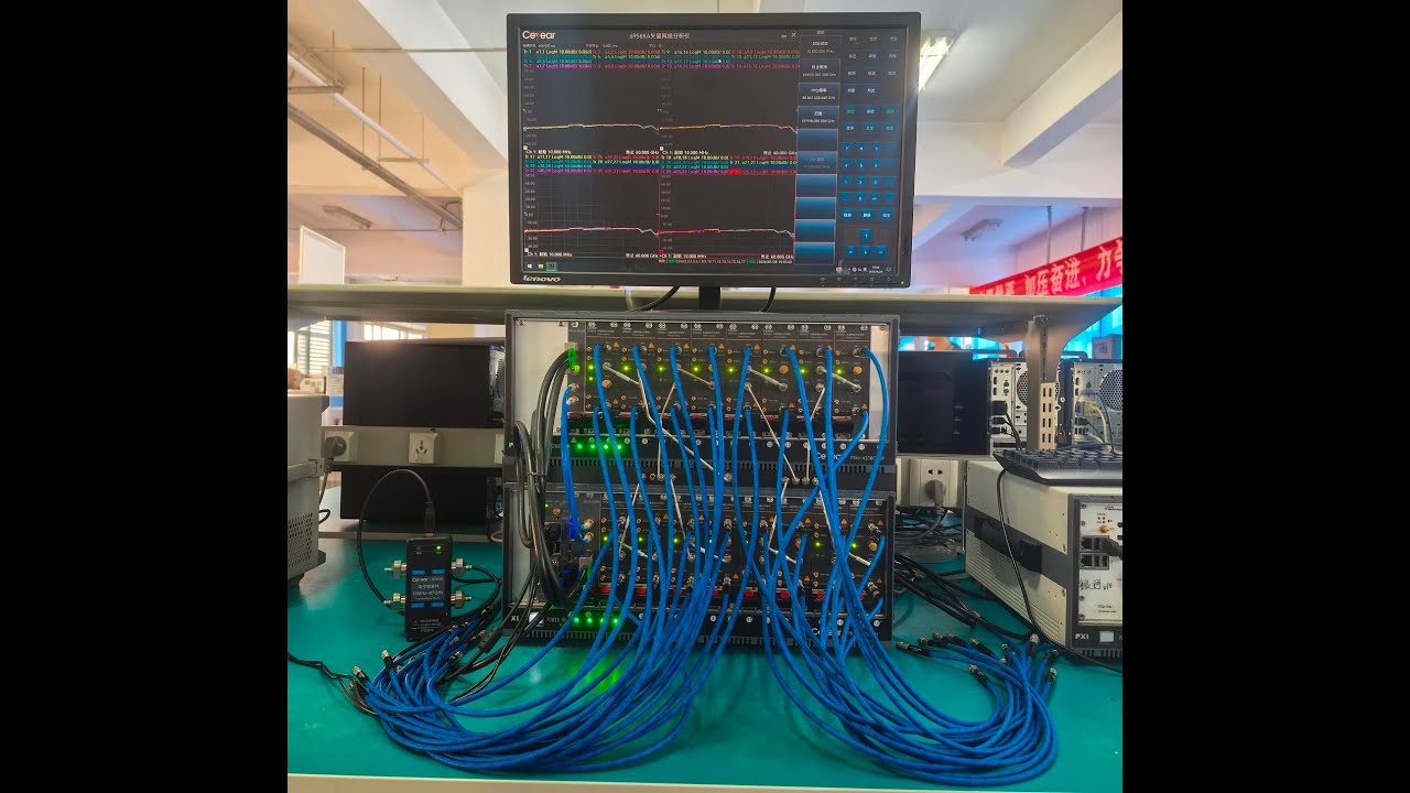 Ceyear high speed cable test system based on PXI VNA