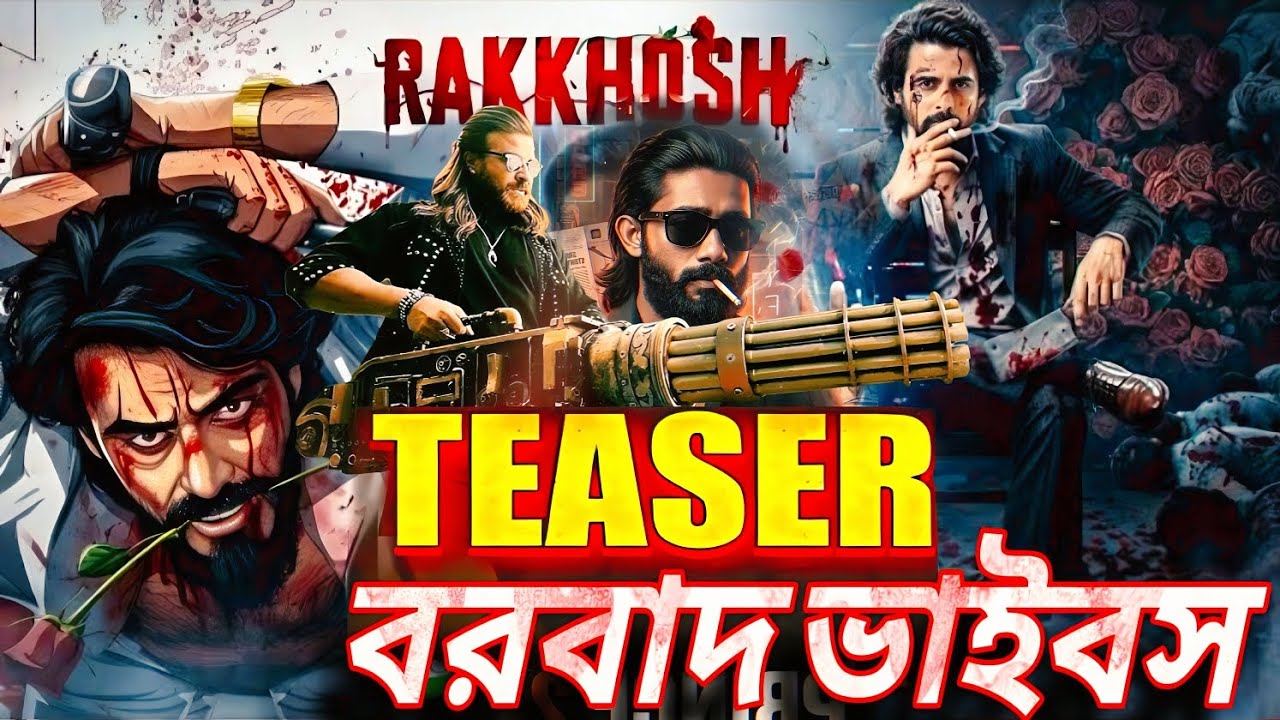 রাক্ষস টিজার বরবাদ ভাইবস 🔥 Rakkhosh Teaser Breakdown 🔥 Barbaad 2 Vibes? | Siam Ahmed New Action Look