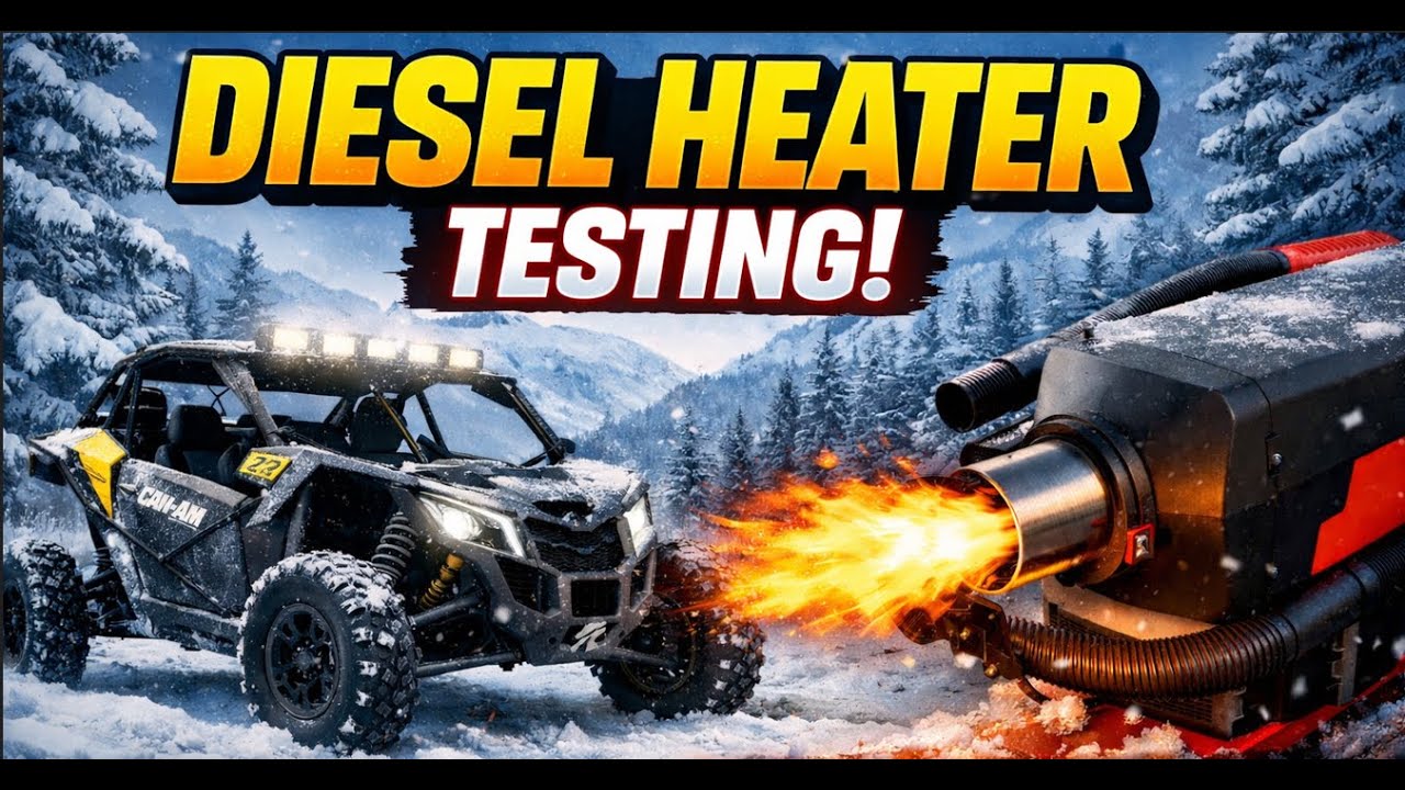 Heating My UTV With A Vevor Toolbox Diesel Heater