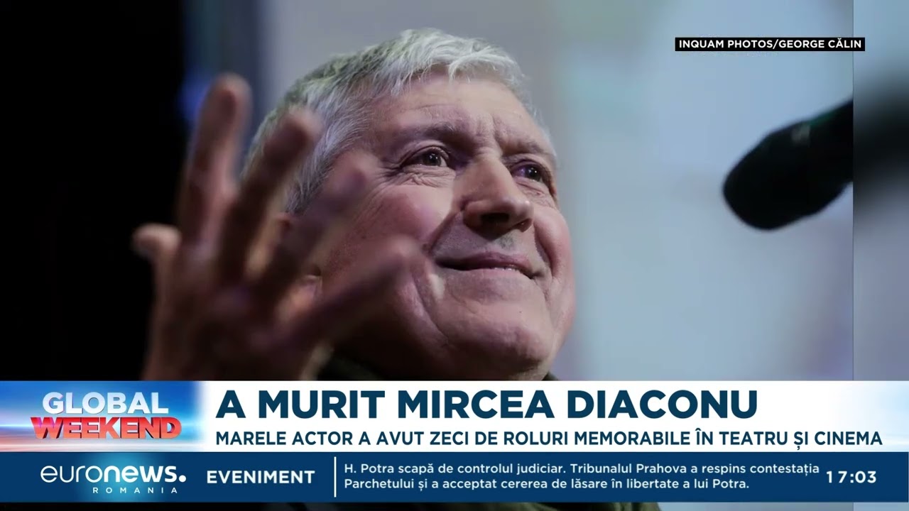 A murit Mircea Diaconu. Actorul urma să împlinească 75 de ani în ajunul Crăciunului