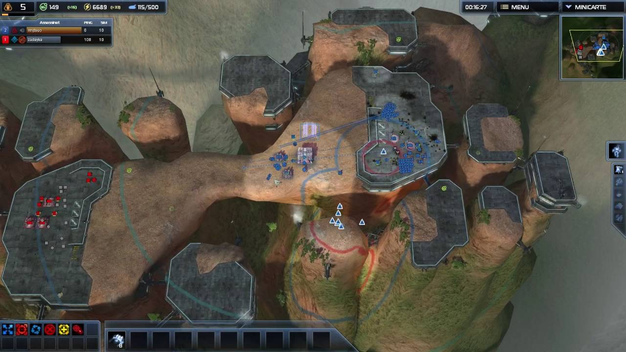 Supreme Commander 2 Multi 1 vs 1 Labos artilleries