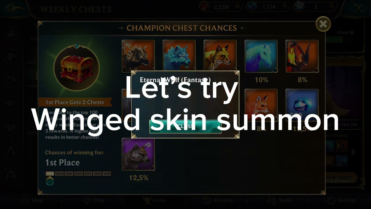 Wolf tales champion chest part 2 #wolftales 