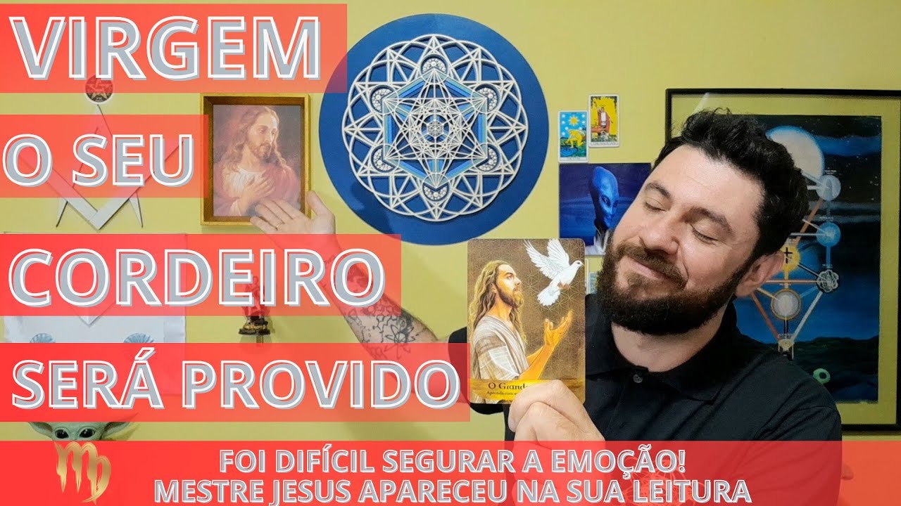 ♍VIRGEM-FOI DIFÍCIL SEGURAR A EMOÇÃO! MESTRE JESUS APARECEU NA LEITURA! DEUS PROVERÁ O SEU CORDEIRO!