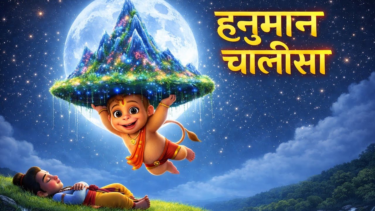 श्री हनुमान चालीसा | Shri Hanuman Chalisa | Jai Hanuman Gyan Gun Sagar | Bhakti Song | KILBIL_KIDS