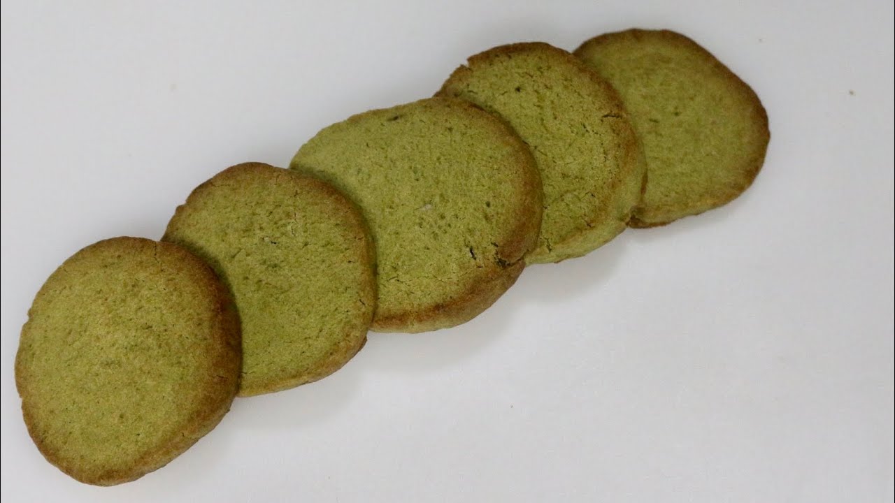 BISCOTTI AL TE VERDE MATCHA 🍵 MATCHA GREEN TEA COOKIES