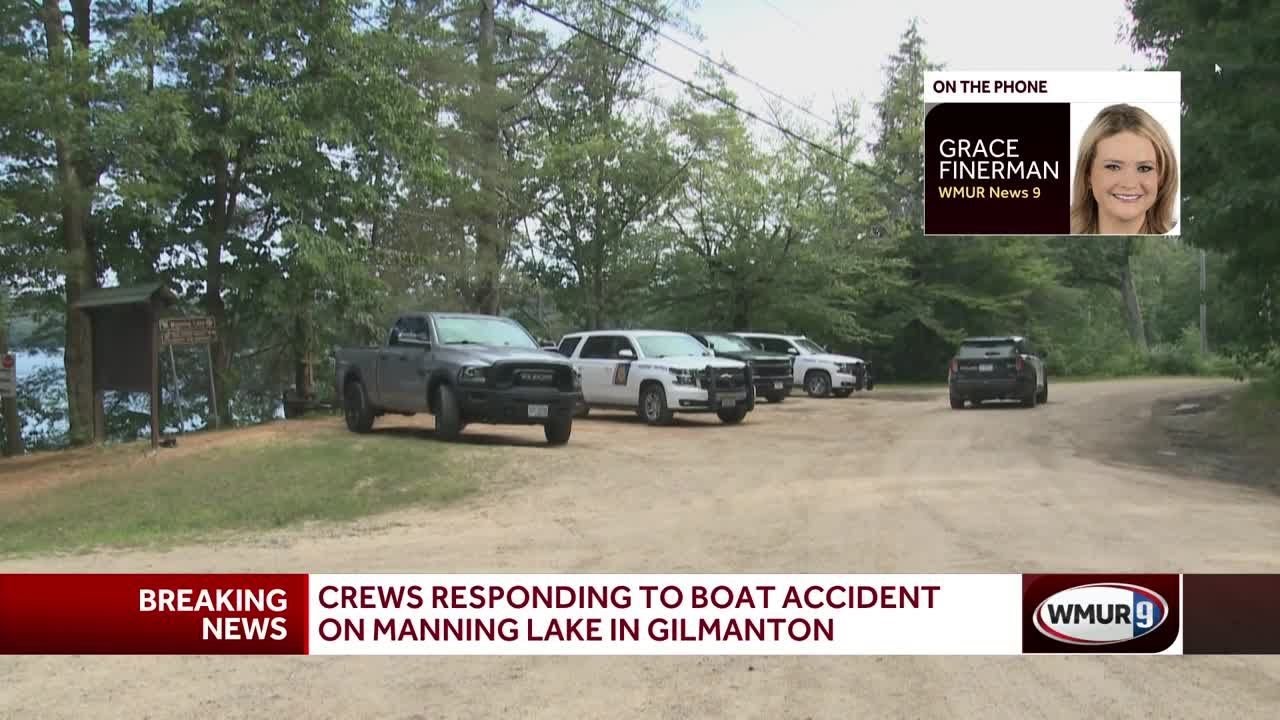 NH Fish and Game clear scene of boat accident in Gilmanton