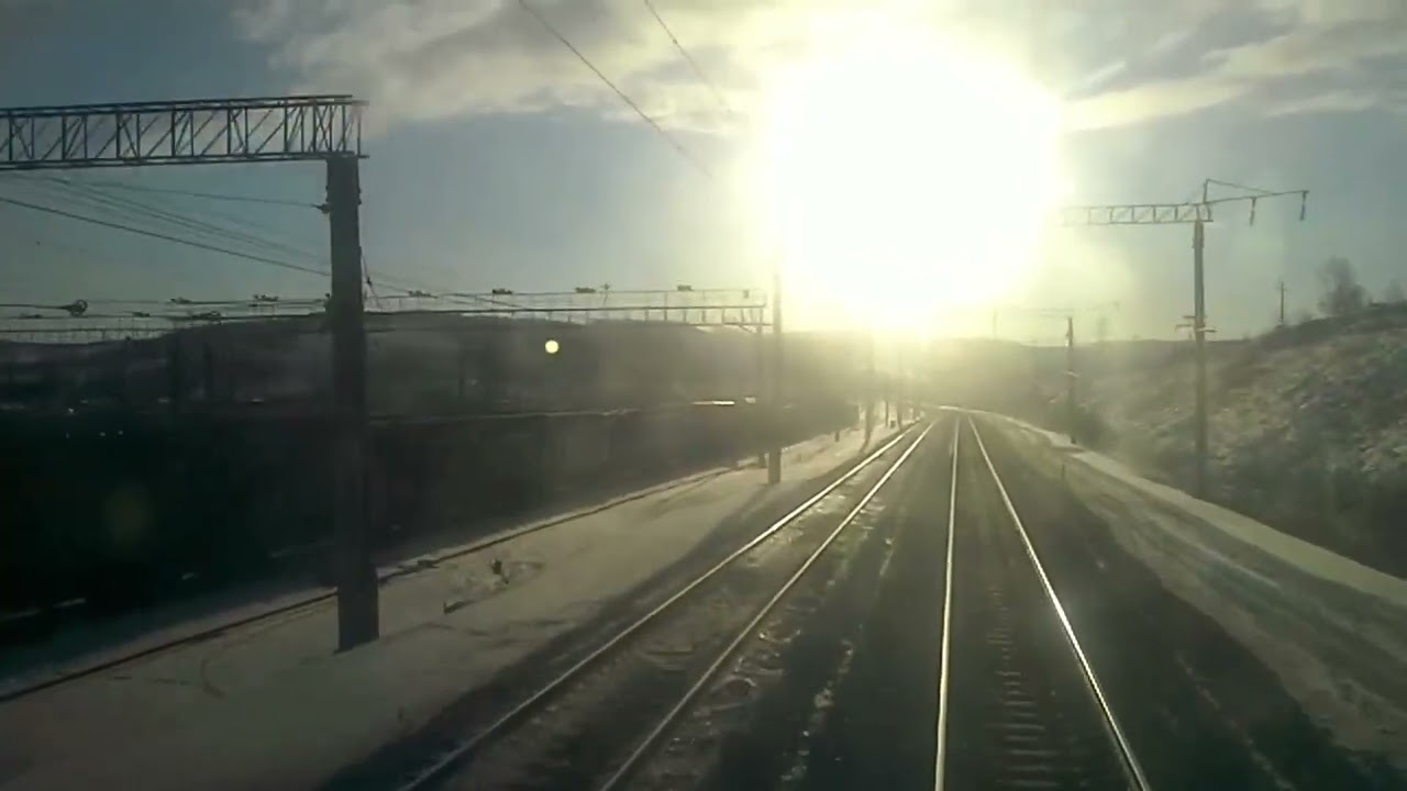 Отправление со станции Красноярск-Восточный.