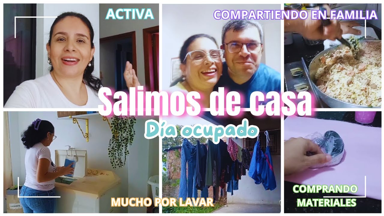 Salidita de casa | Lavando 👕👖🧦Cocinando 🍲