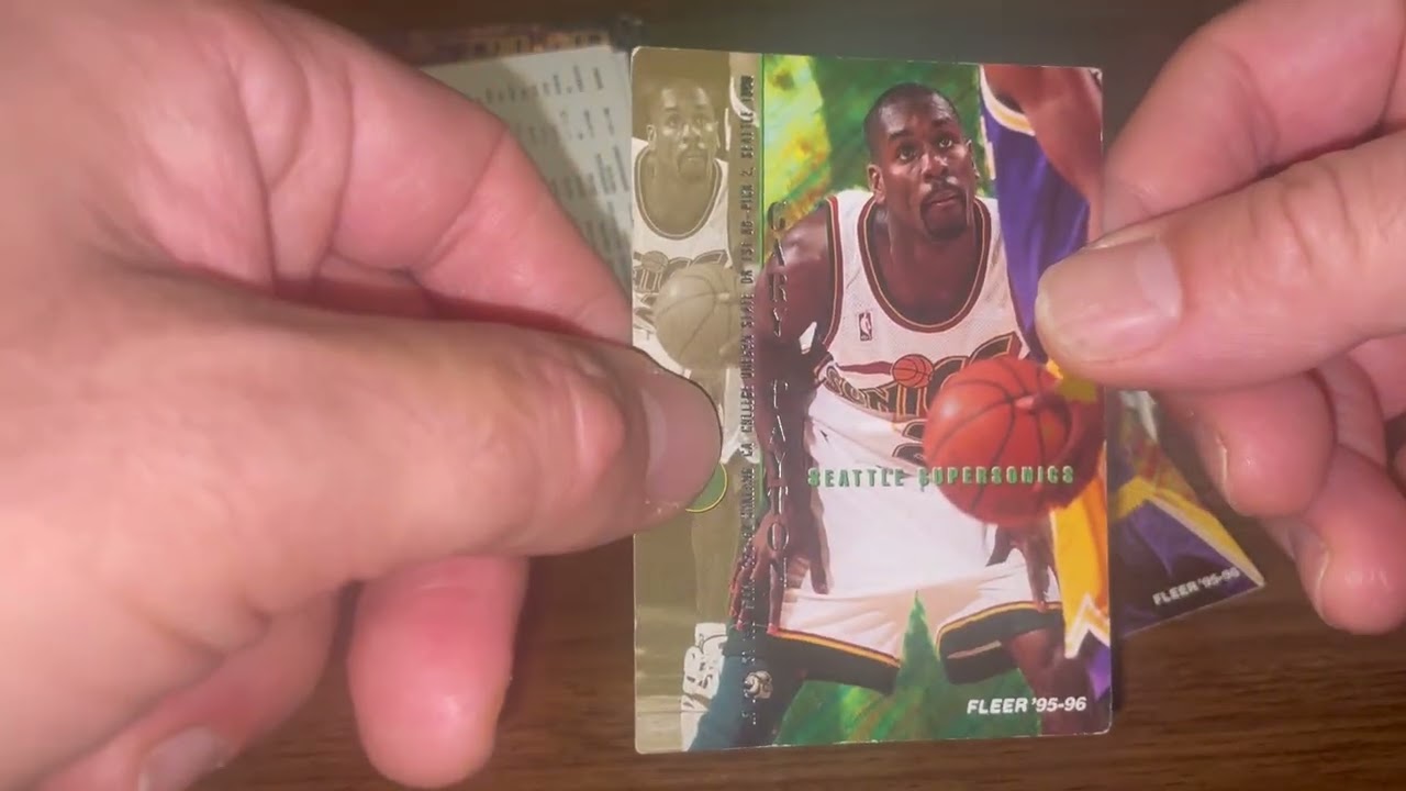 My mid-90s Fleer NBA cards memorabilia collection. Part 1. 