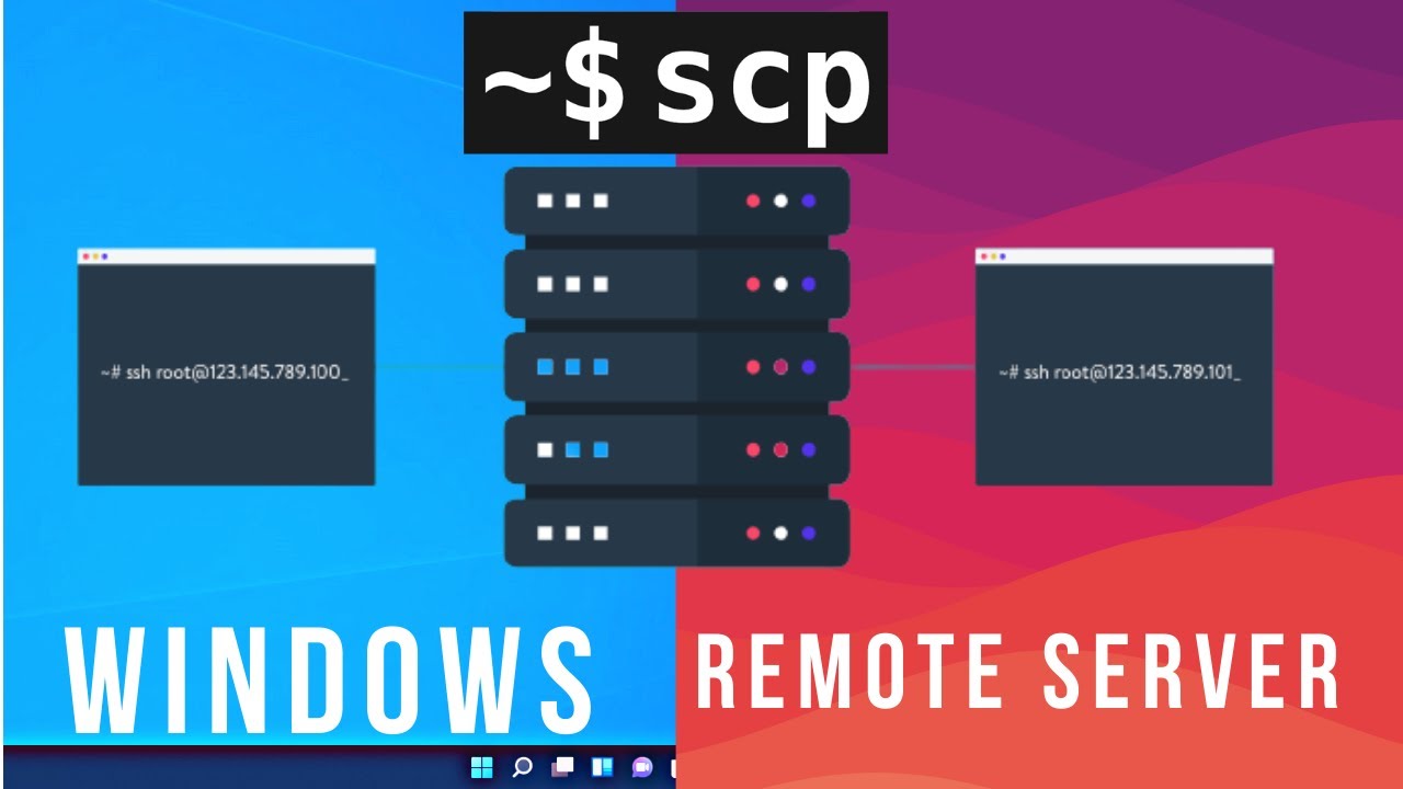Как использовать команду SCP для копирования файла из Windows 11 на удаленный компьютер