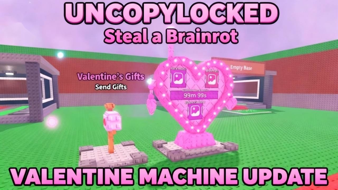 [VALENTINES 2] Steal A Brainrot Uncopylocked | Easy Roblox Studio Tutorial