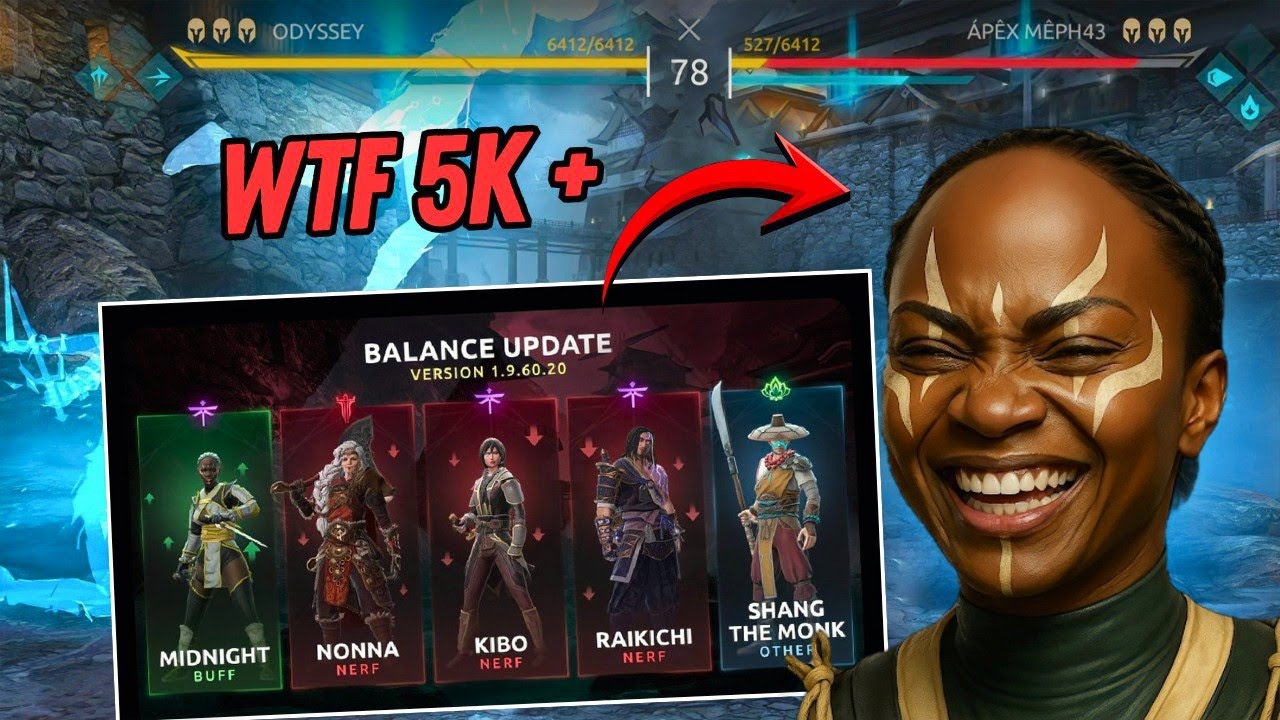 This is Not Fair ! 😭 BEFORE Vs AFTER COMPARISON of NEW BALANCE UPDATE || Shadow Fight 4 arena 