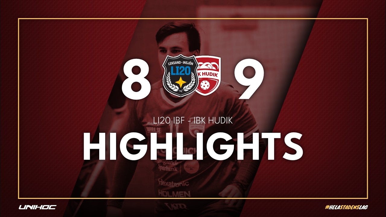Highlights • Division 1 Östra • LI20 IBF - IBK Hudik