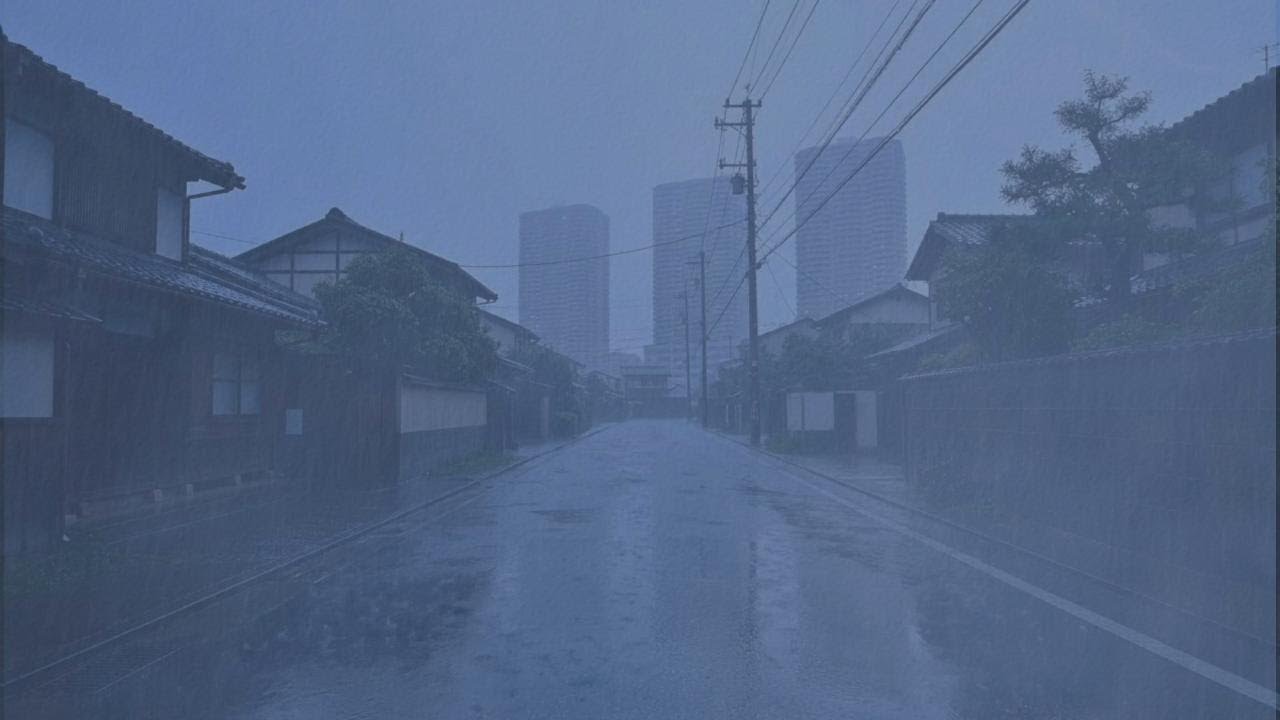 🌧️Rain Sounds for Sleeping - 🌧️Calming Rain & Thunder on Cozy Night Sky for Sleep Relief Tonite Now😴
