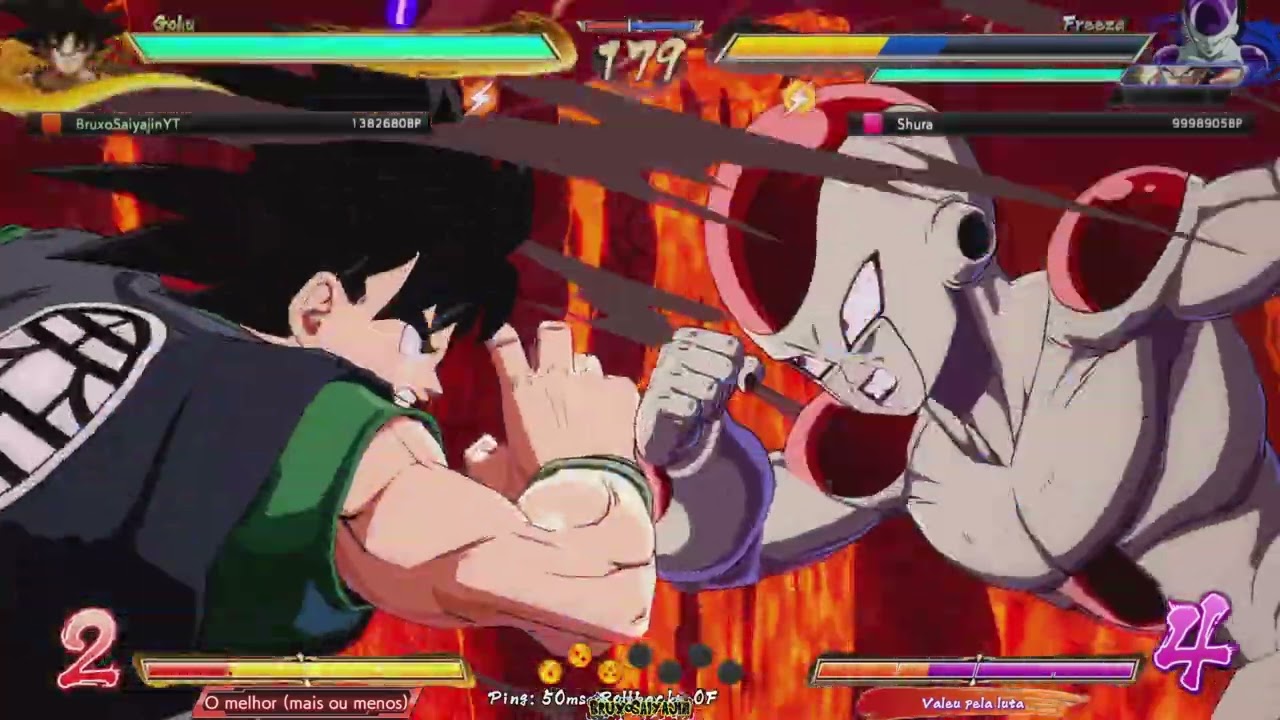 DBFZ das trocas - Goku é Ginyu e Ginyu é Goku [ Partida mais FDP do caralho ]