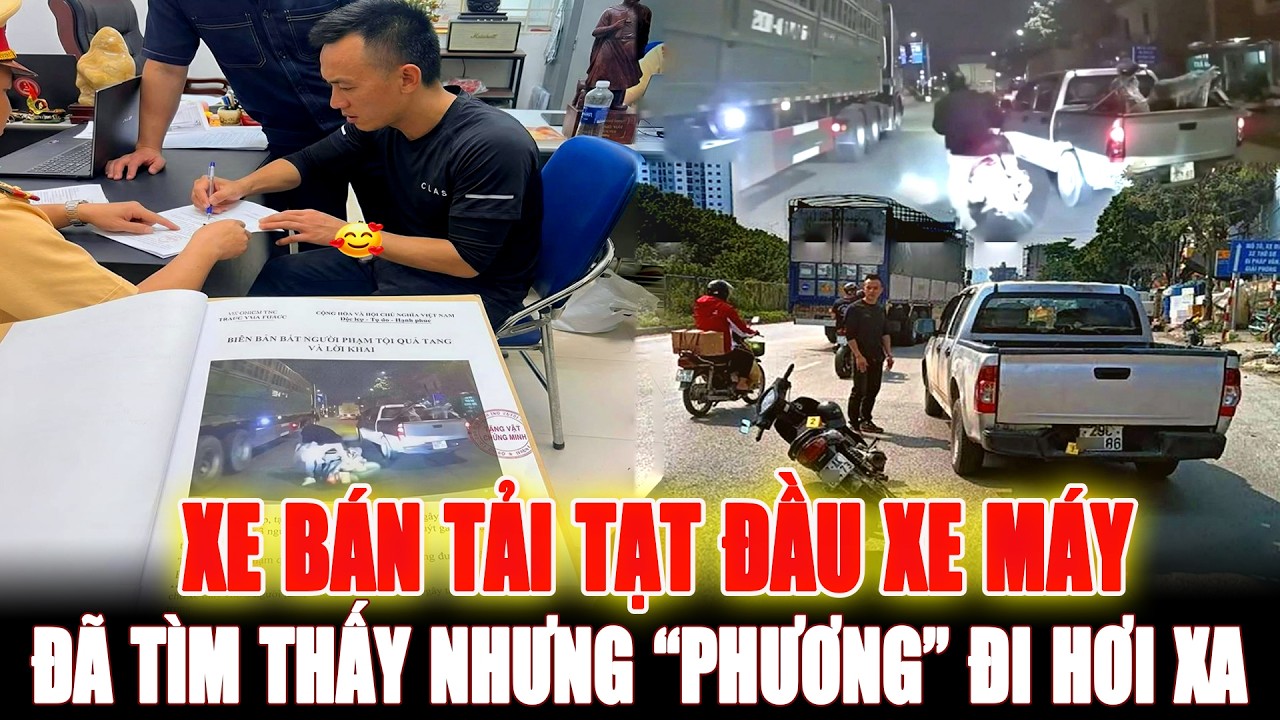 Vụ Bán Tải Tạt Đầu Xe Máy: Dựng Lại Hiện Trường Và Chi Tiết Khiến Diễn Biến Bất Ngờ Rẽ Hướng