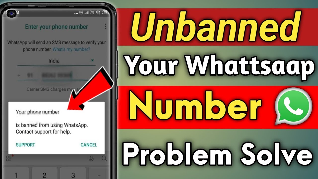 Is Banned From Whatsapp Contact Support For Help | How to Unbanned WhatsApp Number 2024