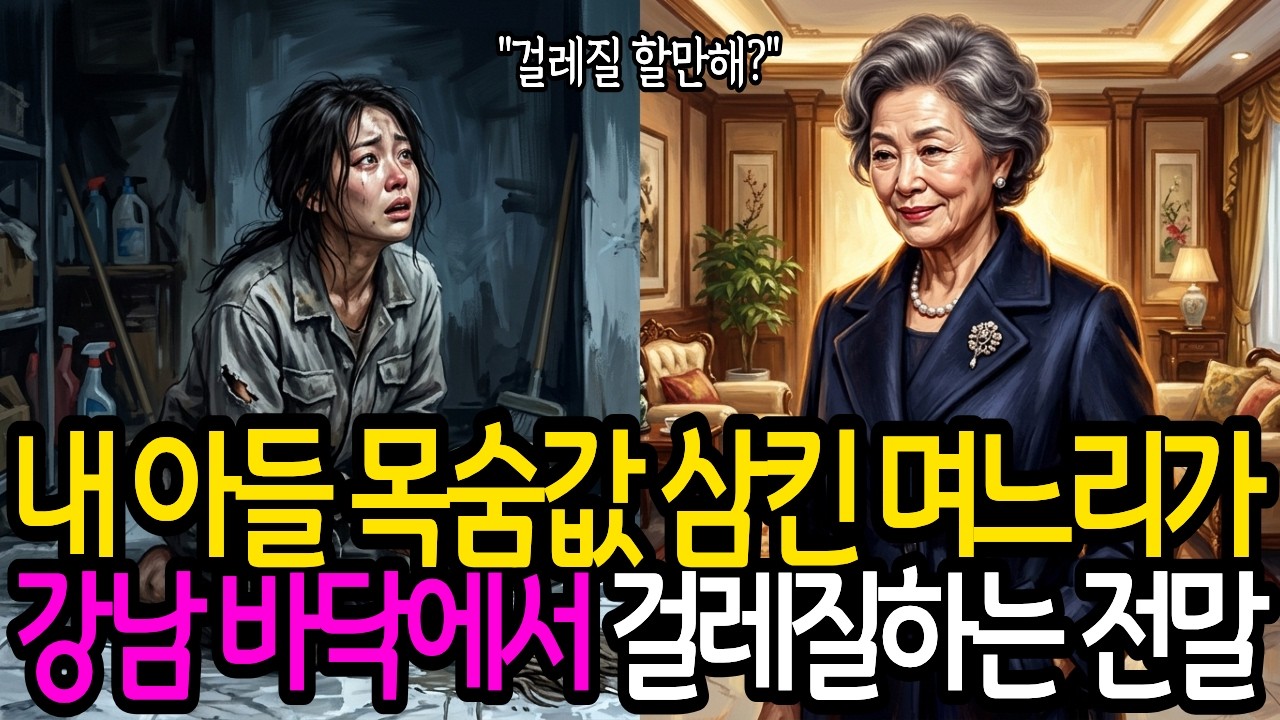 남편 목숨값 삼킨 며느리가 강남 바닥에서 걸레질하는 전말 #시니어사연 #오디오북 #인생이야기 #사이다복수 #고부갈등