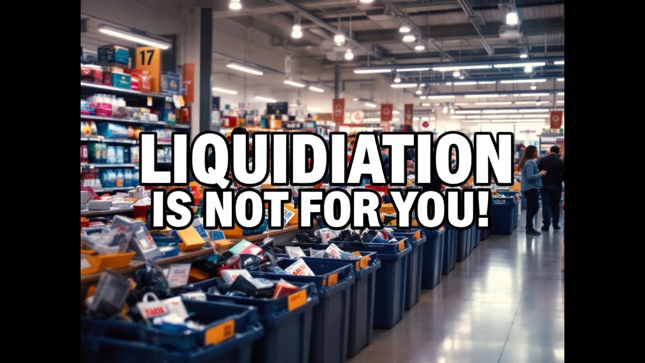 SOME PEOPLE AREN'T MADE FOR LIQUIDATION