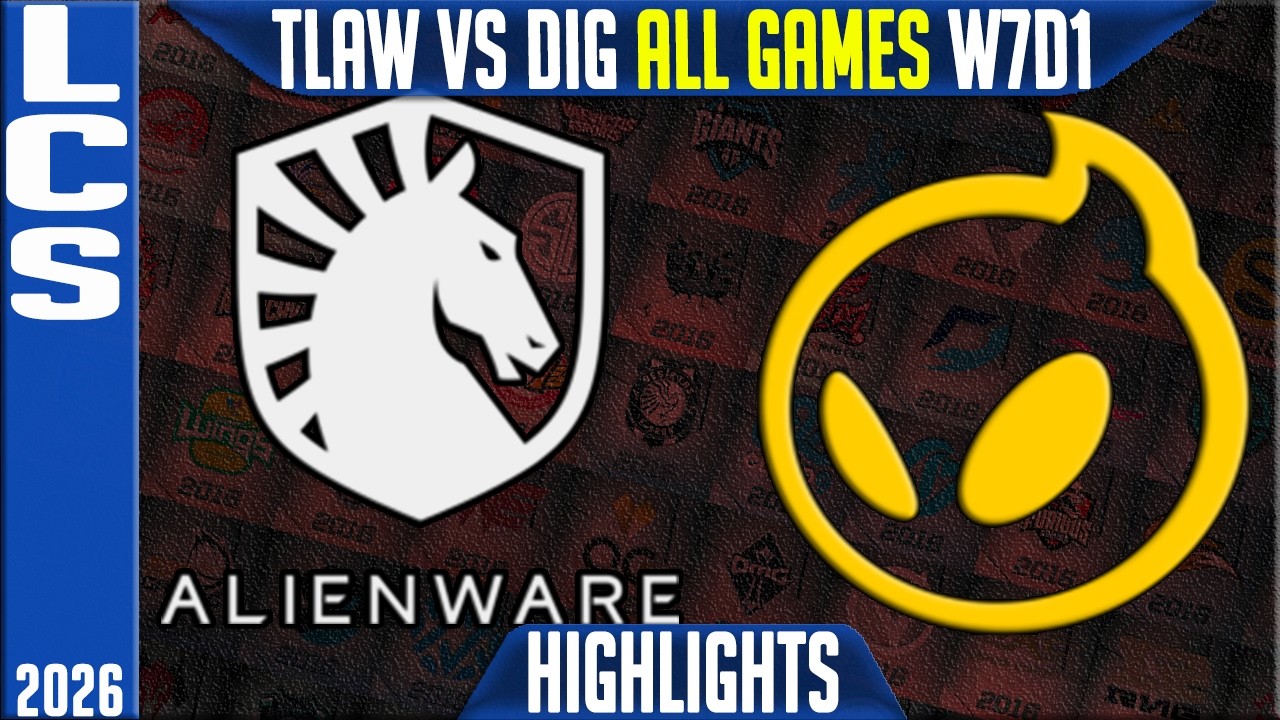 TLAW vs DIG Highlights ALL GAMES | LCS Summer 2026 W7D1 | Team Liquid vs Dignitas
